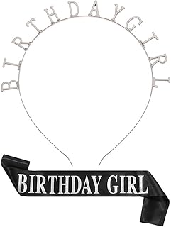 Decorazioni forniture fascia in raso alla moda principessa corona festa diadema compleanno ragazza fascia capelli cerchio compleanno copricapo (argento)