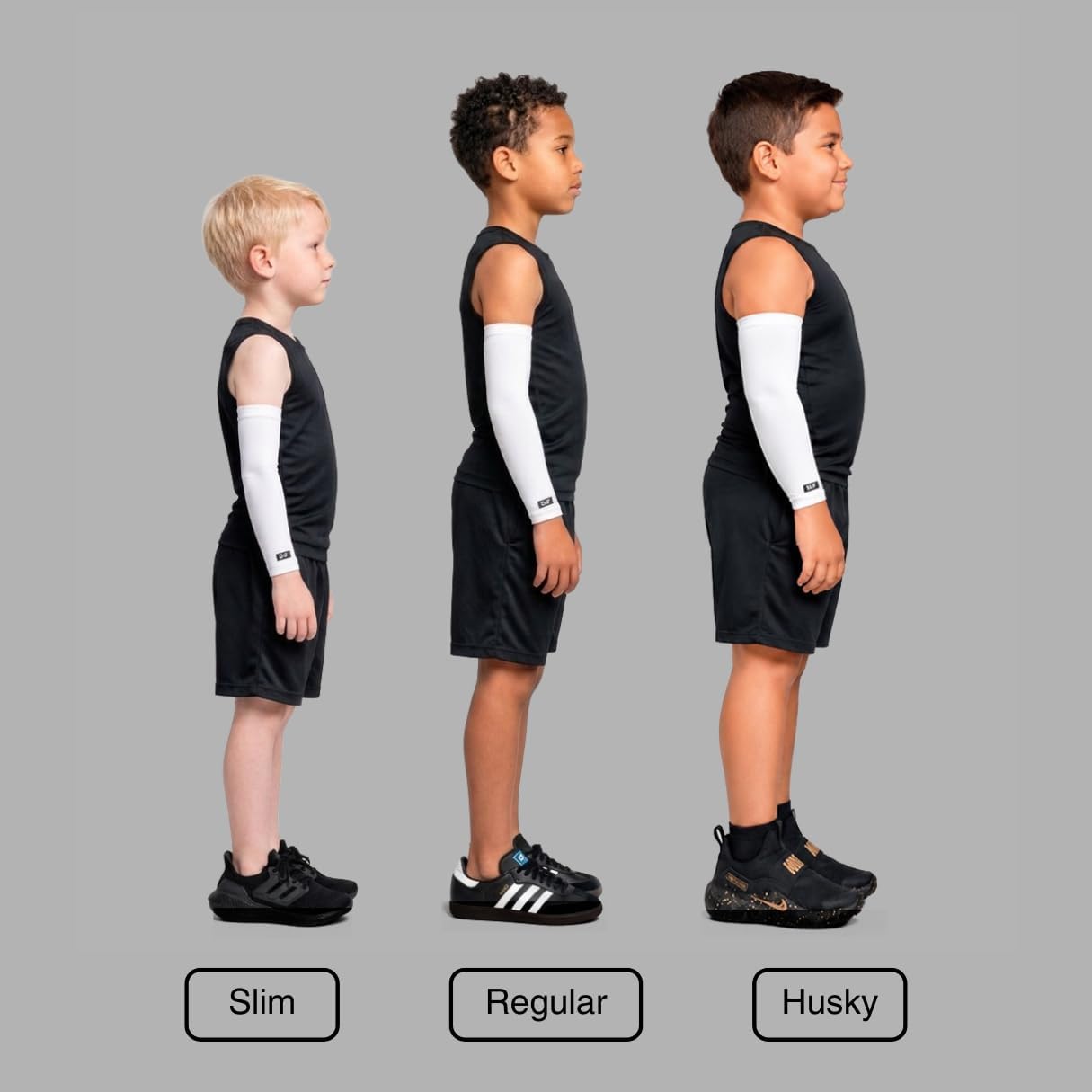SLEEFS Arm Sleeves for Kids - Athletic Sports Sleeve for Youth Boys and Girls - UV Protection