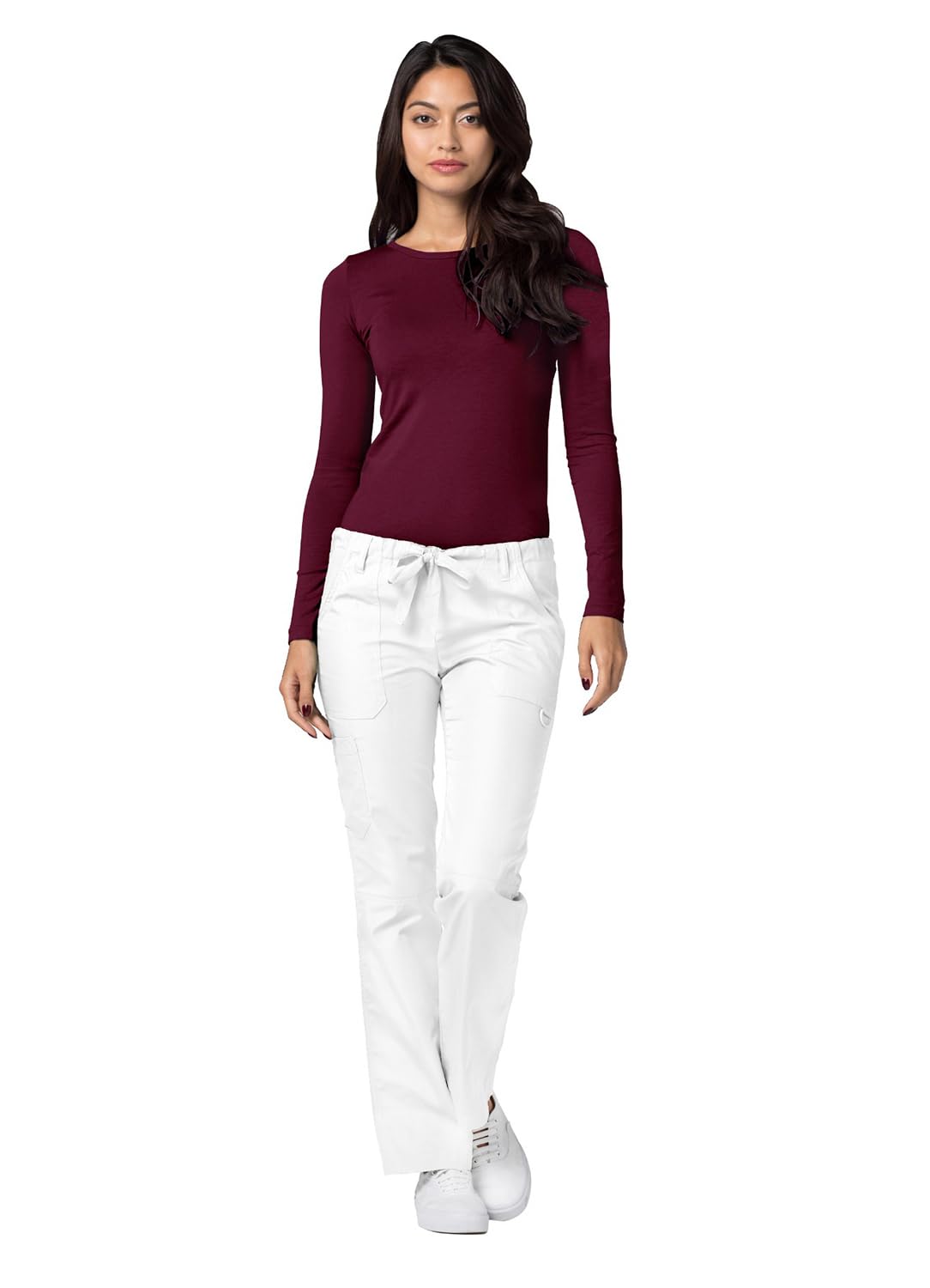 Adar Damen Untershirt 3er Pack - Langärmeliges Komfort T-Shirt