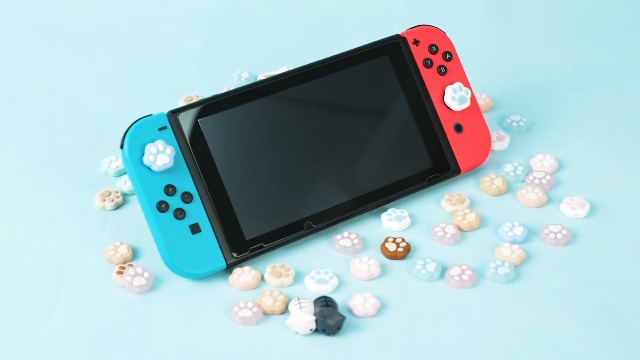 : GeekShare アナログスティックカバー 猫肉球