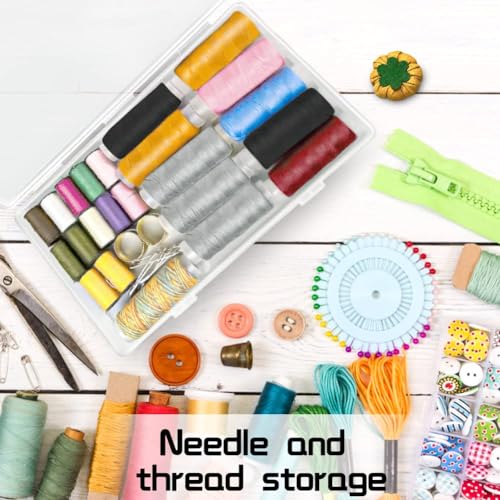 Image of DUOFIRE Small Plastic Box Organizer Box Small Plastic Storage containers for Storage Pencils and Art Supply Organizer Rectangle(7.7 x 4.1 x 0.9inch) 4 Pack
