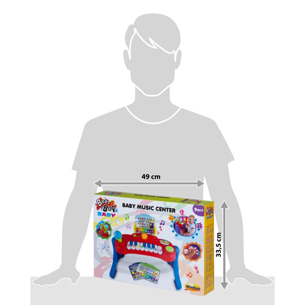 winfun - Órgano electrónico con luz y sonido (44535) , color/modelo surtido