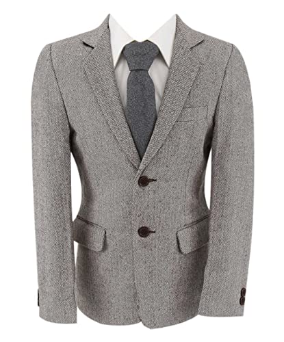 Blazer en tweed texturé de haute qualité pour bébés garçons