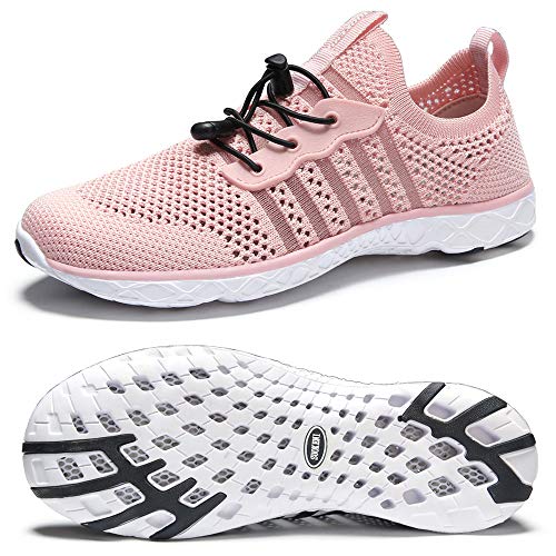 Suokeni Women's Quick Drying Slip On Water Shoes For Beach Or Water Sports Pink,Size:us 10/Eu 41 #TOP30