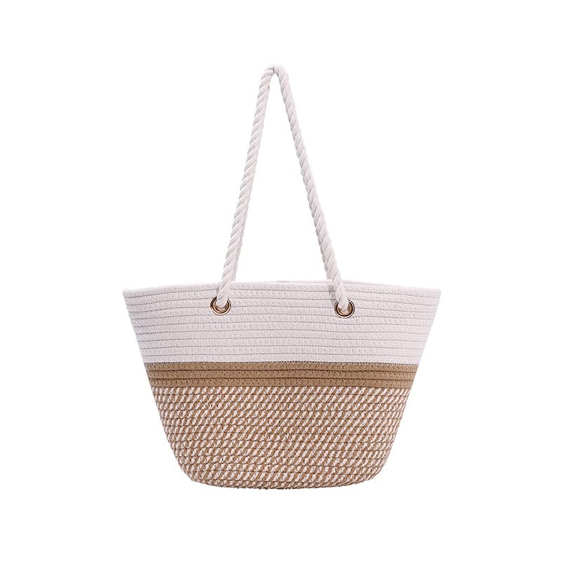 Beach Tote Bag for Women, Large Straw Woven Bags Tote Shoulder Bag Vacation Essentials Beach Travel Swimming Bags