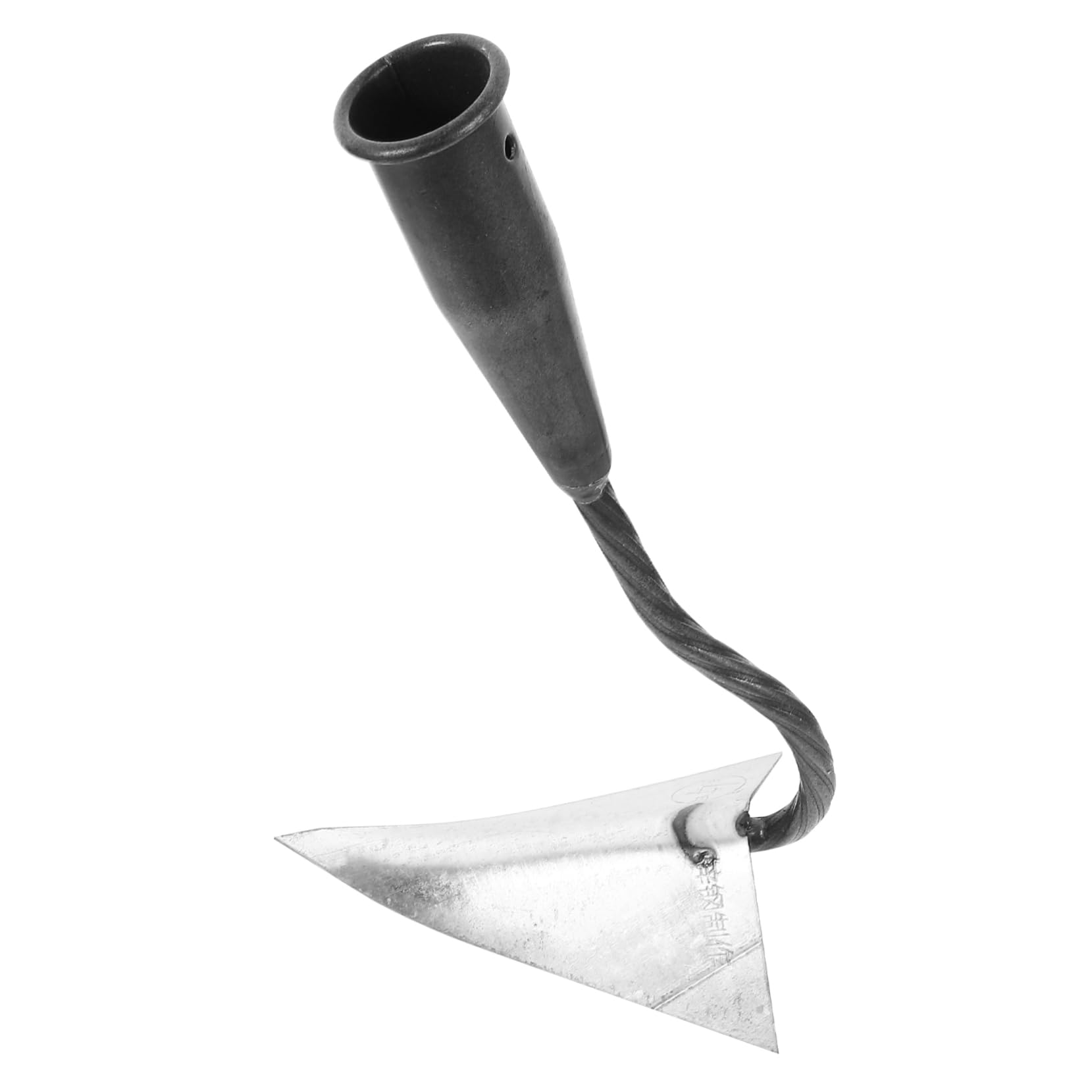 Luxshiny Cabeza de Hierro para Jardinería Profesional de Azada Triangular Herramienta Multifuncional para Deshierbar y Preparar Tierra , Tamaño S para Jardineros