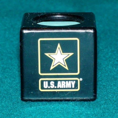 Billiard Pool Cue Chalk Holder - Army