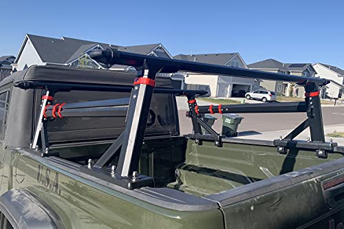 ANTS PART Adjustable-Height Duty Pickup Truck Bed Rack (Including Side Rails)