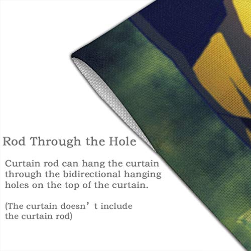 Hkdfjg Anime Du-rar-ara Door Curtains Blackout Protection Privacy Dust-Proof Door Curtain Blind for French Door Panel Doorways or Windows Wall Mount Multifunction Door Curtain