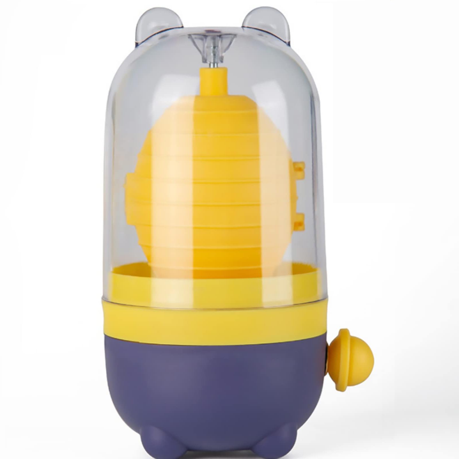 TERRIFI Portable Scrambler, Golden Egg Maker Hand-Pull, Egg Scrambler Shaker, Kitchen Cooking Tools Whisk Spinner Gadgets, Suitable for Making Hard Boiled Eggs