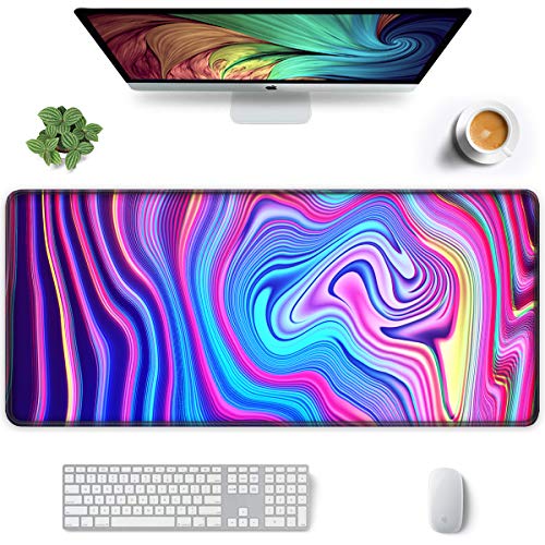 Image of Auhoahsil Large Gaming Mouse Pad, XXL 35.4 x 15.7 in Desk Mat, Terrain