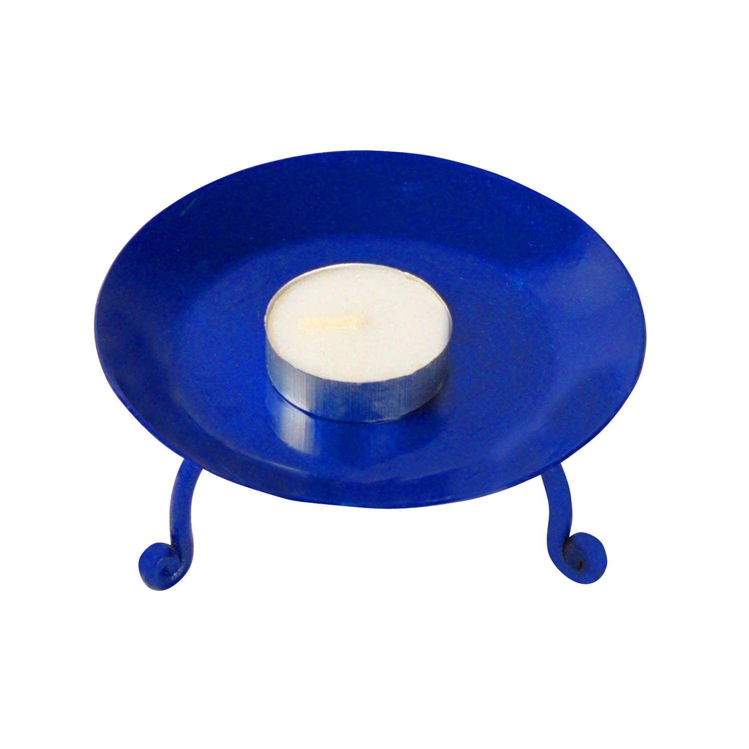 The Victory BluePillar Candle Stand for Home Decoration Wrought Iron Candle Holder Tea Light Candle Holder (2x4.5 Inch)