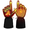 Heated Gloves for Men Women,Electric Portable Battery Heated Thermal Gloves,Warm Gloves Waterproof Touchscreen Heated Gloves for Motorcycle,Hiking,Snowboarding Outdoor Sport(No Battery Include)