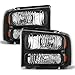 ACANII - For 2005-2007 Ford F250 F350 F450 Superduty SD Harley Davidson Headlights Headlamps Driver + Passenger Side