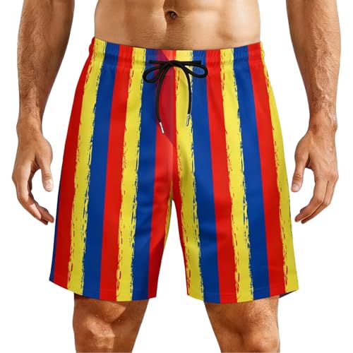 Duohropke Pantalones cortos de entrenamiento para hombre, de secado rápido, con cordón, cintura elástica, transpirables, pantalones cortos informales, bermudas, pantalones deportivos, bañadores de