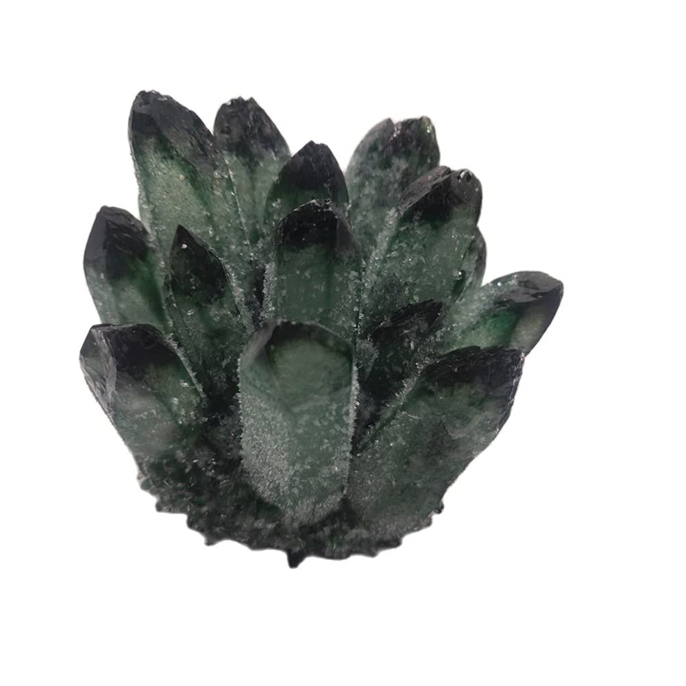 Granitori di di di di di Phantom Green Natural GRANUALE Fengshui Decorazione della casa Aquarium Sostegno Spirituale(500-600g)
