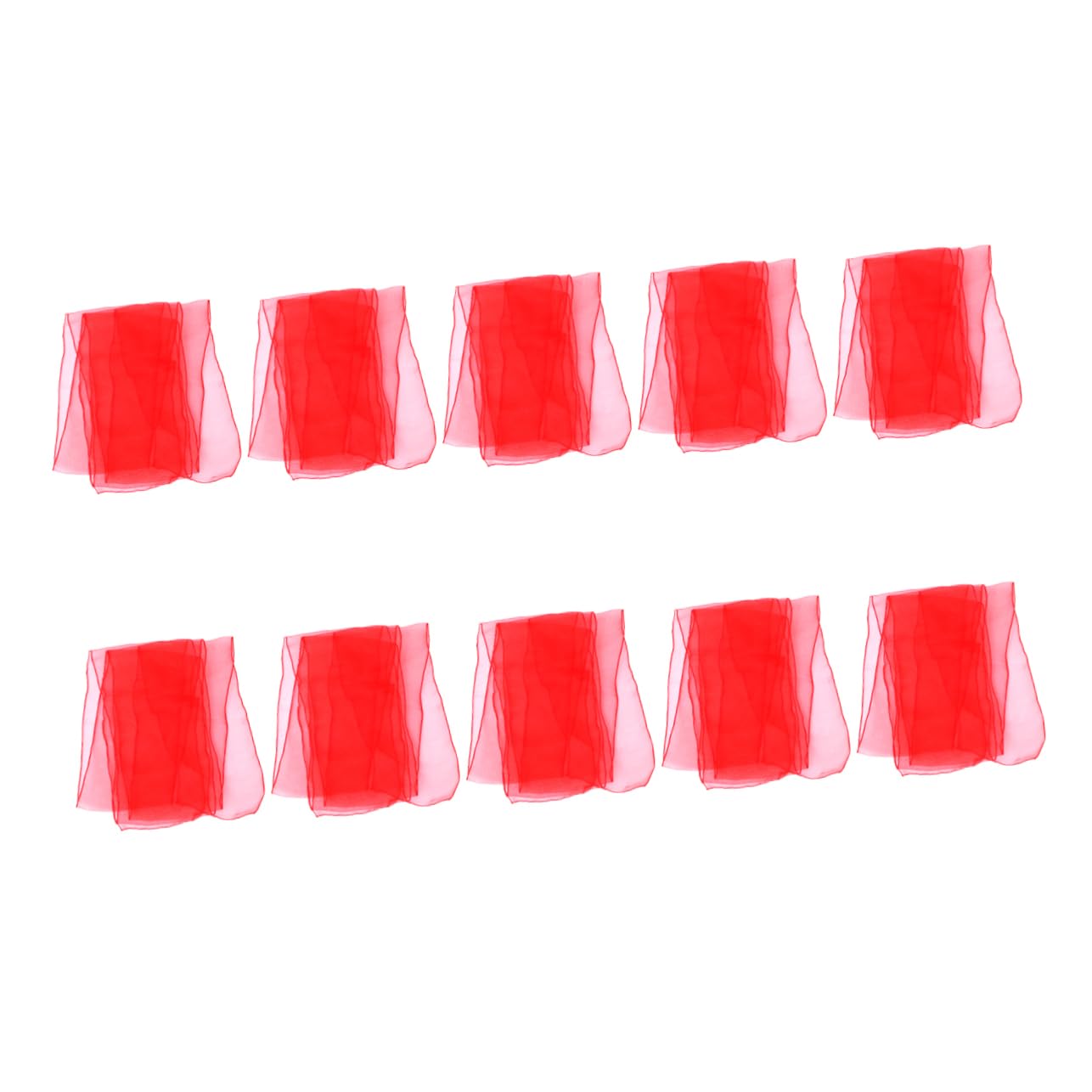 Alipis 30 Pz Decorazione Fiocco in Organza Decorazione Di Nozze Sedie Da Matrimonio Telai Per Sedie in Organza Decorazione Della Festa Nuziale Archi Della Sedia Da Sposa Rosso