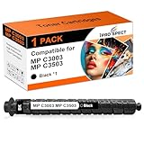 imprimante canon mp495 driver Toner de rechange MP C3003 pour imprimantes Ricoh MPC3003 MPC3503 841813 841814 841816 841815 pour imprimantes MP C3003 C3004 C3503 C3504 (1 noir)