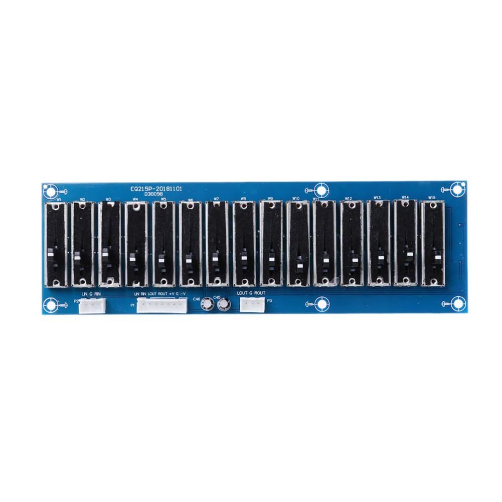 EQ Equalizer Board Stage Professional Tone Vorverstärker Stereo 15 Road Preamp Equalizer Netzteil