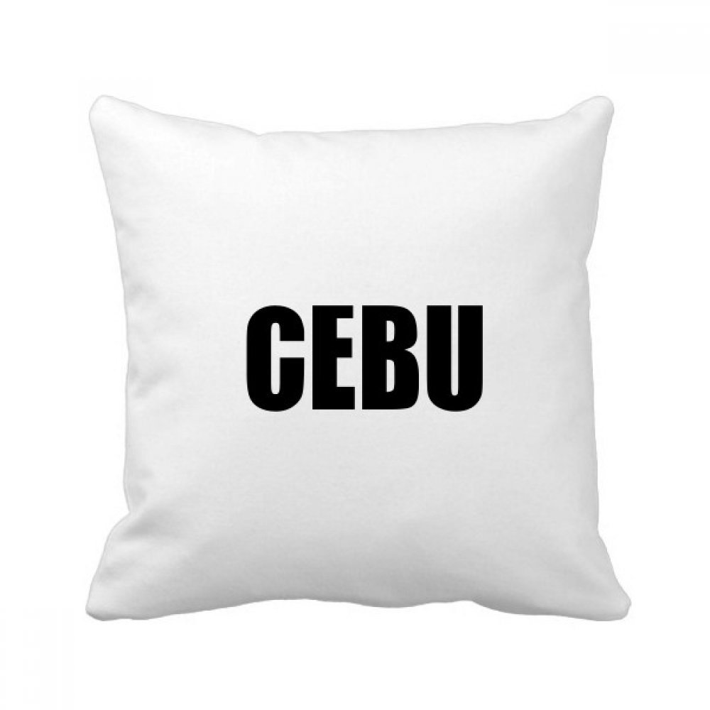 Coussin Cebu City Philippines 40x40cm - Cadeau déco original multicolore pour canapé