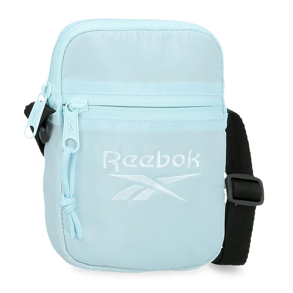 Reebok Dena Small Blue Shoulder Bag, 12 x 17 x 2.5 cm, Polyester, by Joumma Bags