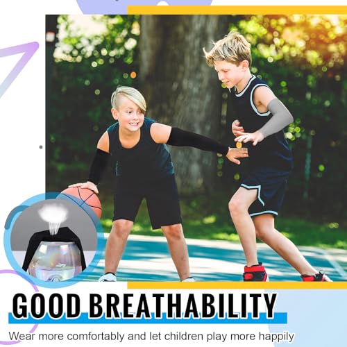 Arm Sleeves for Kids Cooling Arm Cover for Outdoor Sports Volleball Baseball3