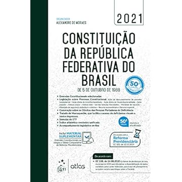 Capa do livro Constituição da República Federativa do Brasil - De 5 de Outubro de 1988