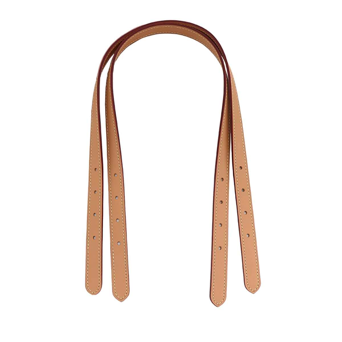 Adjustable Vachetta Leather Handbag Shoulder Bag Purses Straps 27 Inch Long Replacement Handles, Universal Repair Parts for Designer Purses, Totes and Woven Bags