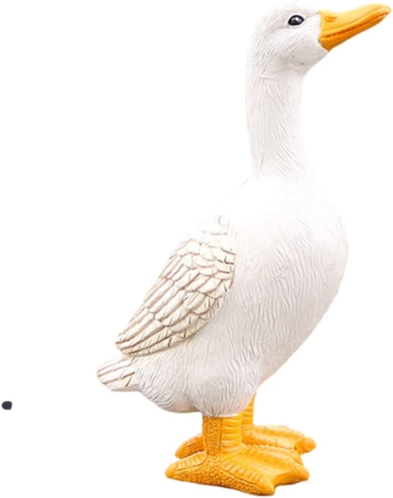 BEDEUX Realistic Garden Goose Statue Outdoor Duck
