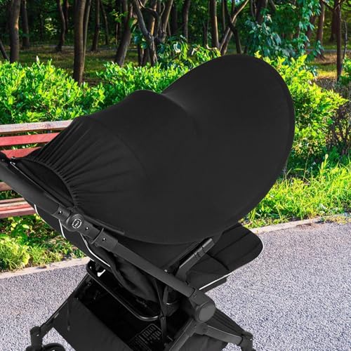 Stroller Shade Extender, Baby Stroller Sun Cover, Adjustable UV Protection Foldable Canopy for Pram, Pushchair, Car Seats, Bassinet, Infant Travel, Outdoor Walks, Summer Vacation – Image 4