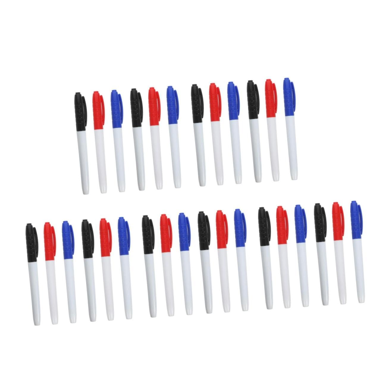 Operitacx 5 Set Pennarelli Per Lavagna Bianca Con Punta Fine Pennarelli Cancellabili A Secco Strisce Di Etichette Magnetiche Lavagna Bianca Magnetica Cancellabile A Secco Per 6 pezzi*5