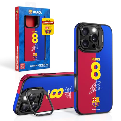 Coque FC Barcelona Pedri-8 pour iPhone 16 Pro Max OCPC protège votre smartphone de football