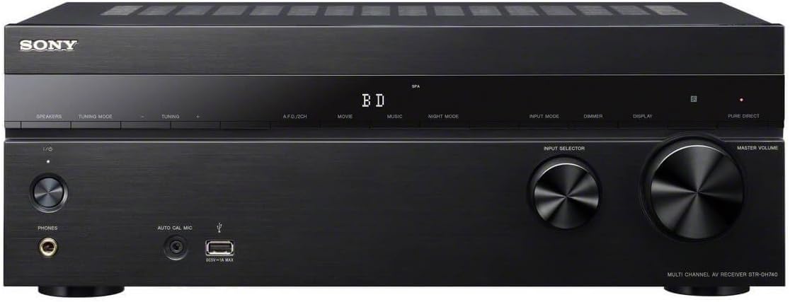 Sony STR-DH740 7.2 Channel 4K AV Receiver (Black)