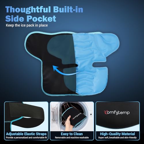 Image of Comfytemp Shoulder Ice Pack Wrap, Shoulder Brace for Shoulders Pain Relief