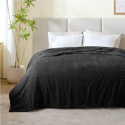Image of BEDELITE Black King Blanket for Bed, Soft Cozy Gifts for Women, 108 * 90