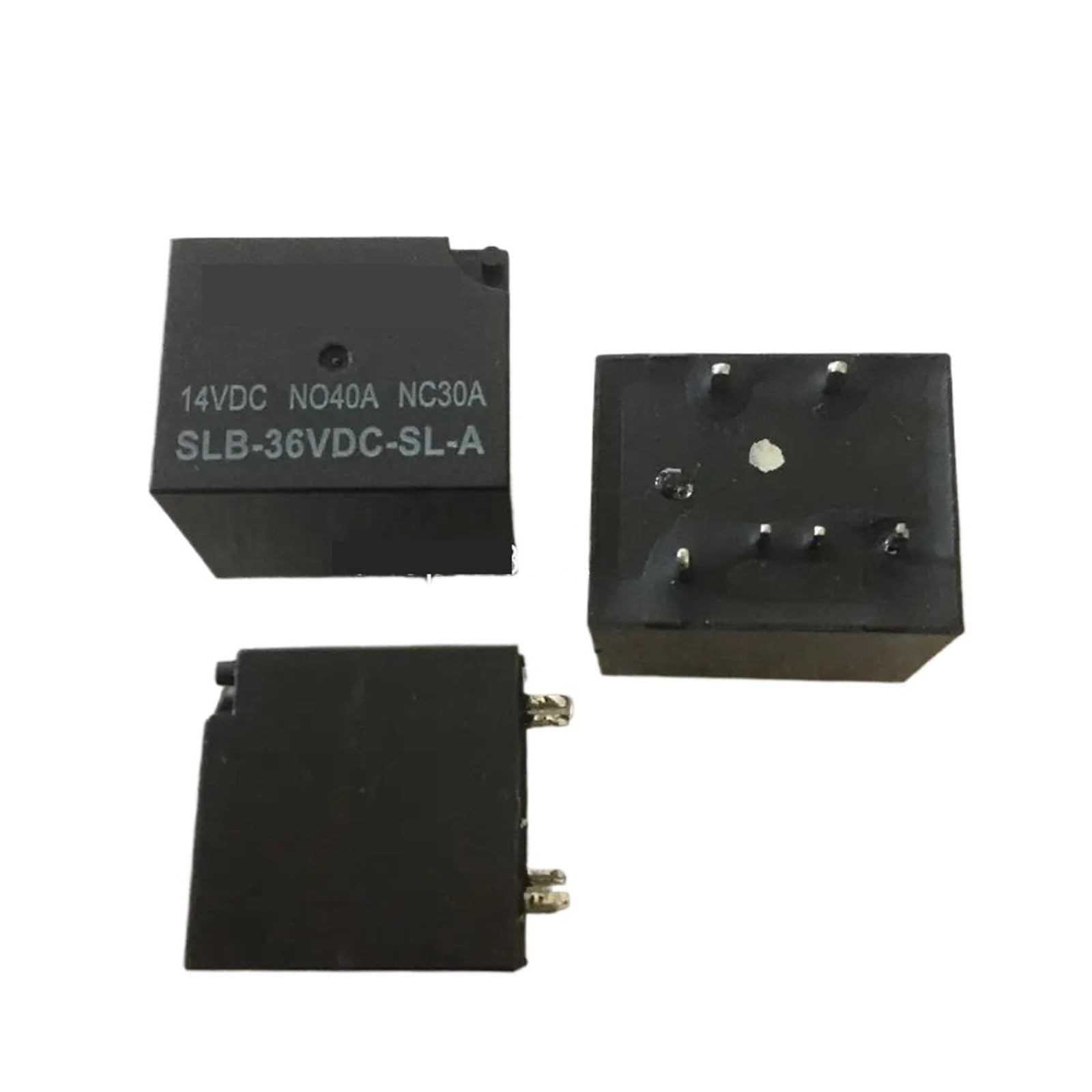 Relé SLB-36VDC-SL-A de 6 pies 4119 con soporte para 40A y 14 VCC