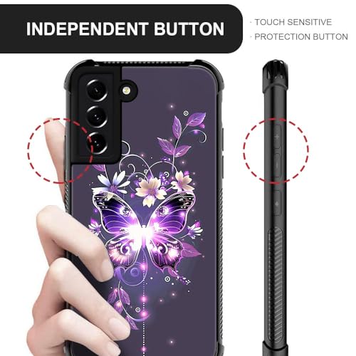 Coque Samsung S21 FE antichoc et anti-rayures rigide violette