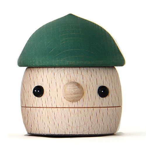 家具の里 こまむぐ 木のおもちゃ どんぐりころころ (4×4×5cm) 緑 (新仕様) (グッドトイ選定商品) GOOD TOY 知育玩具 木製 comomg カラフル 可愛い どんぐり 子供