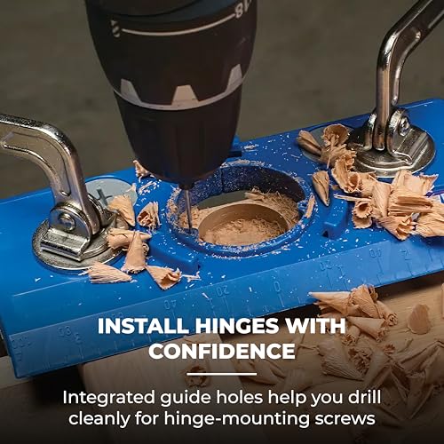 Kreg KPHJ320 Pocket-Hole Jig 320 - Small, Durable Jig for Tight Spaces - Create Perfect, Rock-Solid Joints - Easily Adjustable Drill Guides - for Materials 1/2" to 1 1/2" Thick by Kreg - Image 9