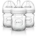 Philips Avent Natural Glass Baby Bottles, 4 Ounce (3 Pack)