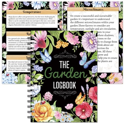 Harloon Garden Planner and Log Book Floral Garden...