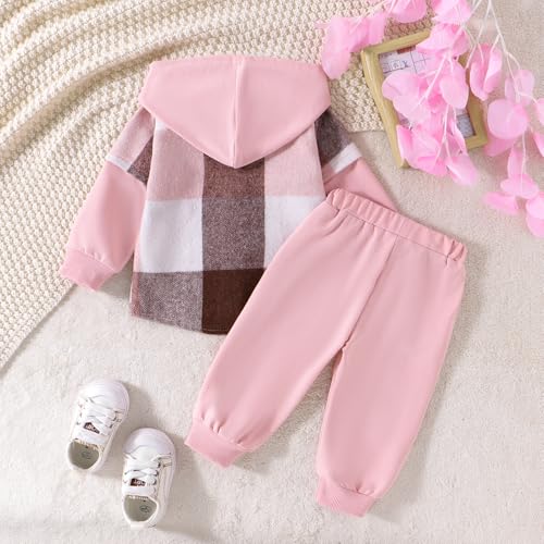 Ledy Champswiin Toddler Girl Boy Hoodie Outfit Long Sleeve Sweatshirt Top with Pants 2Pcs Sweatsuits Fall Winter Clothes Set4