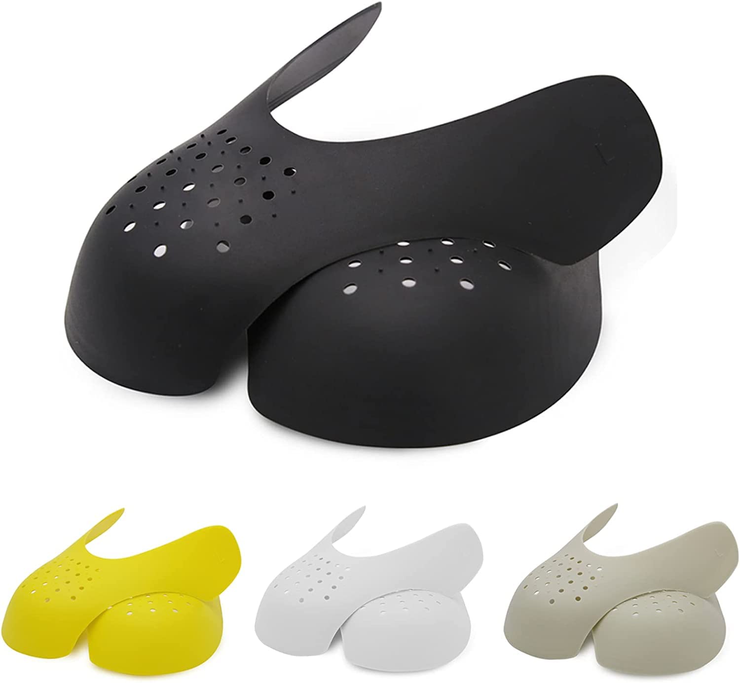 Crease Protectors 4 Pairs Shoe Crease Protector for Air Force Jordan Dunk Inserts Insoles Anti Crease Shoe Tongues Shoe Guards for Women's 4. -8, 5 Years