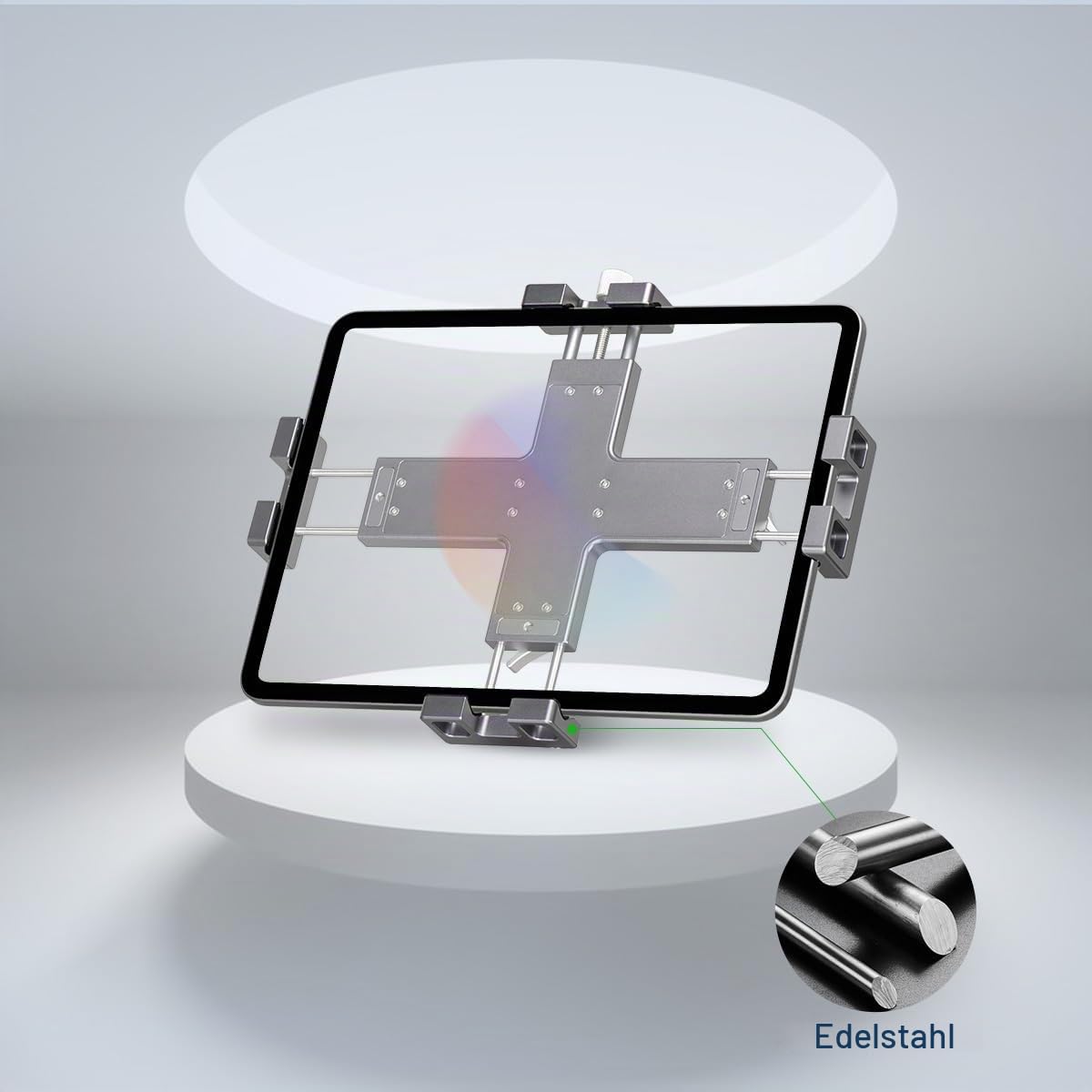 FANAUE Tablet-Halterung für das Auto mit Kugelkopf, leichtes Design, um 360 Grad drehbare iPad-Halterung - für Ihre Windschutzscheibe, Armaturenbrett oder Schreibtisch, kompatibel mit Allen