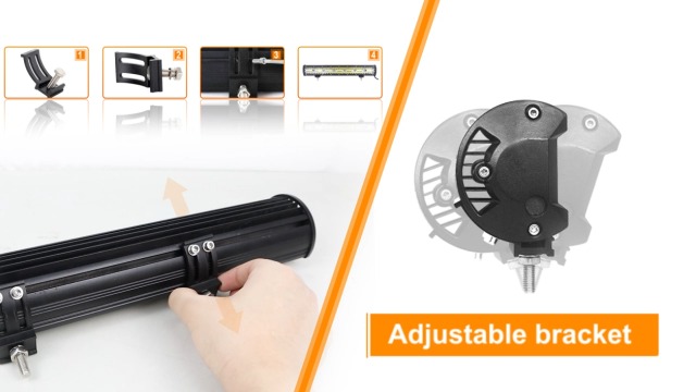 Barra LED 9 Pollici 180W Per Fuoristrada - Impermeabile, Fari LED Potenti Per Auto E Camion - 4
