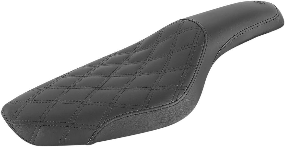Saddlemen Profiler Front Lattice Stitch Black Seat for 1979-2003 Harley XL Sportster (879-03-149)