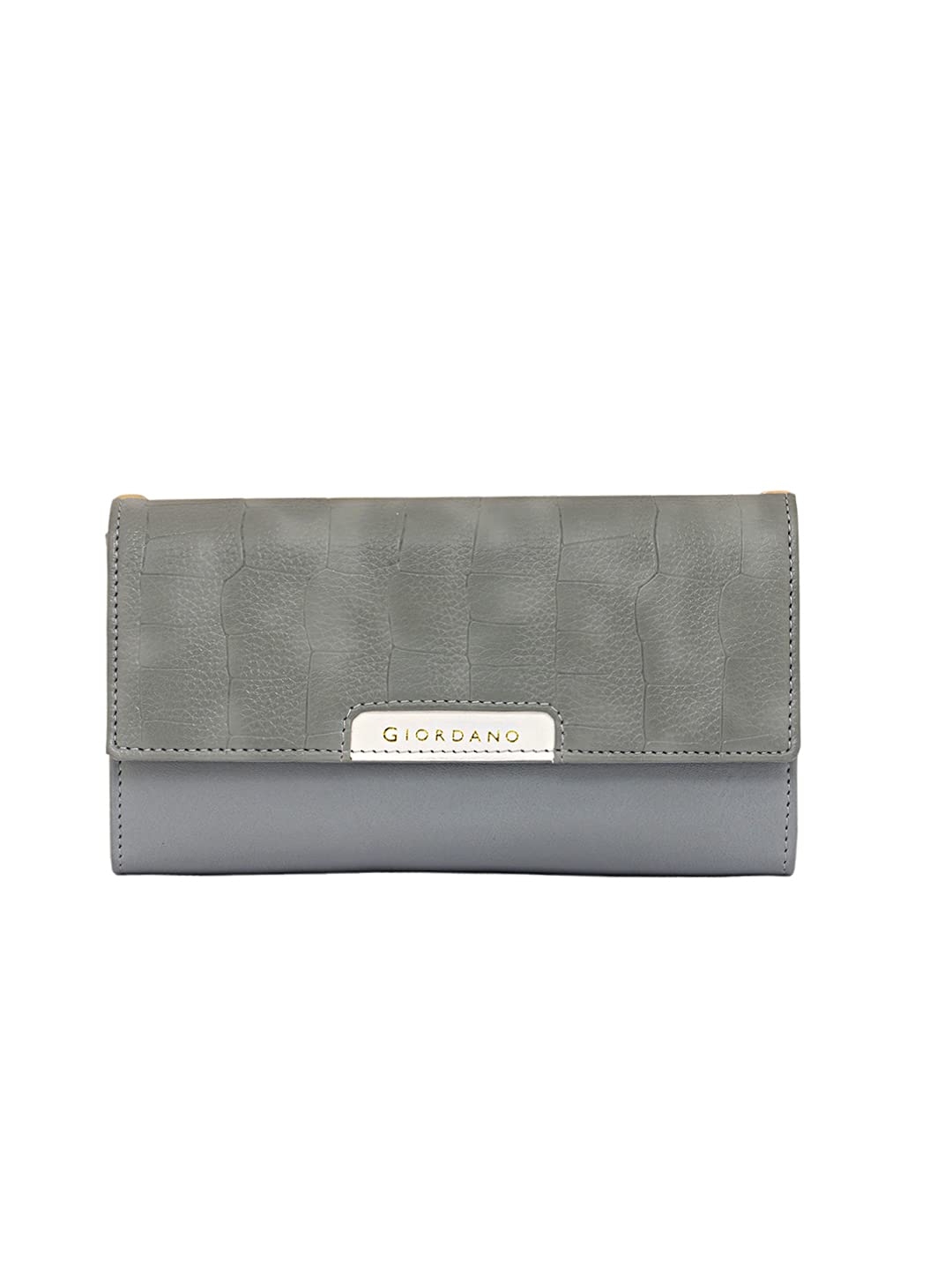 Grey Polyurethane Women's Wallet (GDLW2002GRN)-image-25