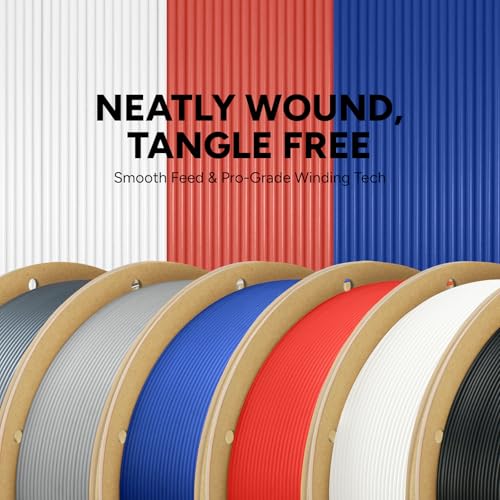 Image of OVERTURE PLA Filament 1.75mm with 3D Build Surface 200mm ? 200mm 3D Printer Consumables, 1kg Spool (2.2lbs), Dimensional Accuracy + /- 0.05 mm, Fit Most FDM Printer, Assorted Colors, 6 Spools