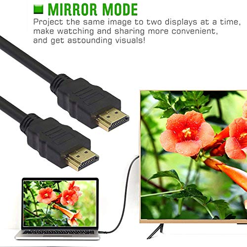Image of PremiumAV HDMI Extension Cable 1.5M - Male to Female, Pack of 10, High-Speed 4K Video Audio Extender Cord for Smart TV, Monitor, Laptop, PS5, Projector, Streaming Devices - Black
