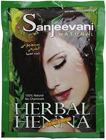 Sanjeevani Natural Herbal Henna For Women & Men (Pack Of 4)